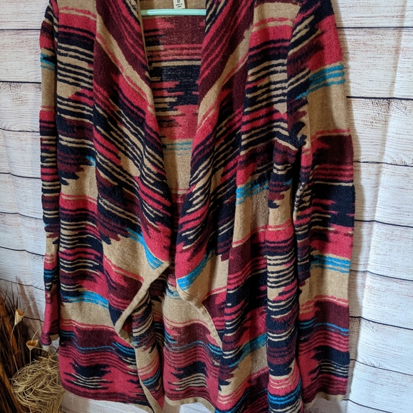 Lucky Brand Aztech cardigan - Picture 5 of 7